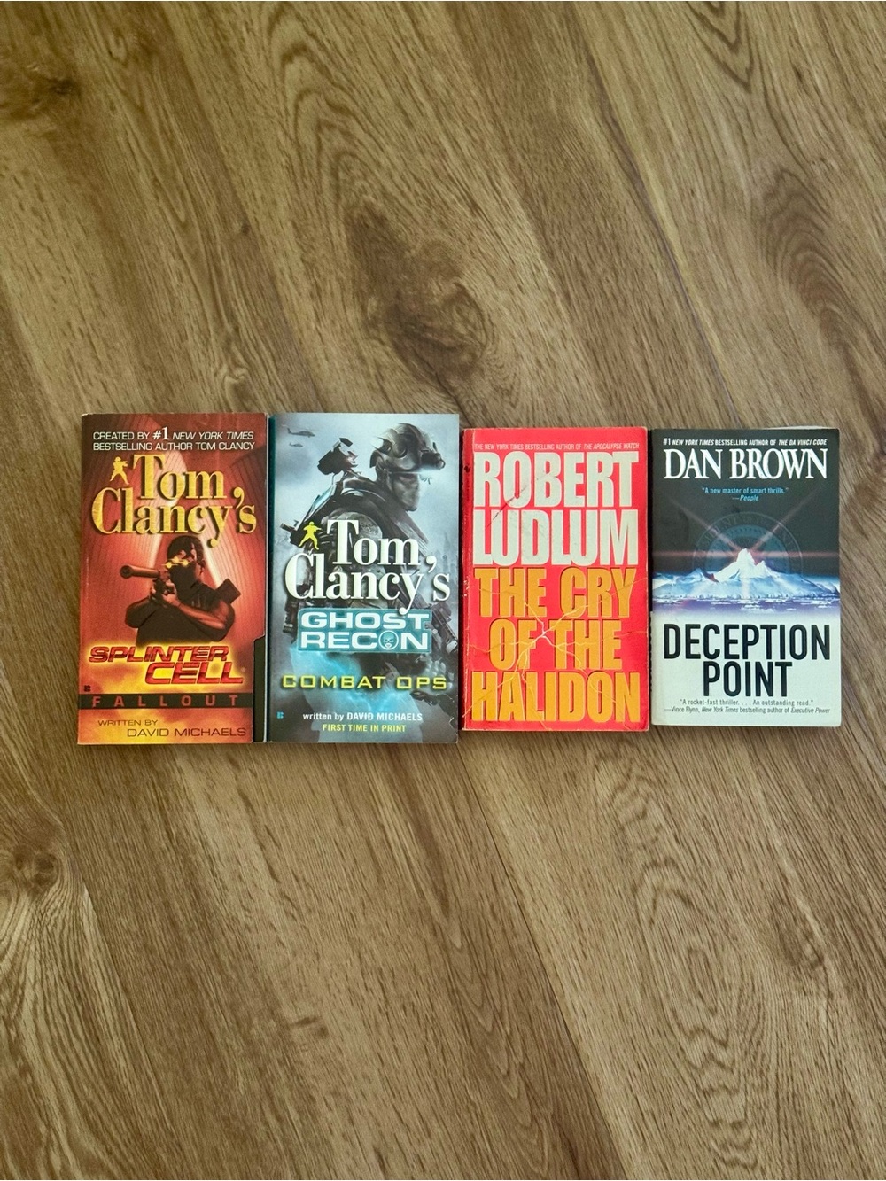 Action Thriller Book Bundle: Tom Clancy, Dan Brown, Robert Ludlum